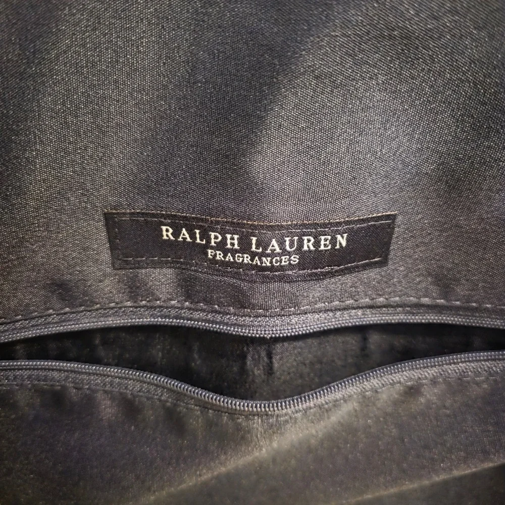 Ralph Lauren Duffel Bag Navy White Preppy Nautical‎ Tote Large